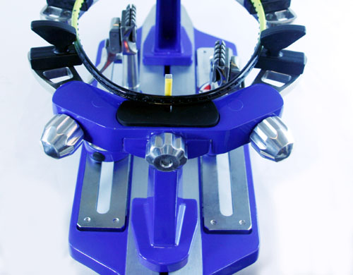 Stable head mounting for Eagnas stringing machines